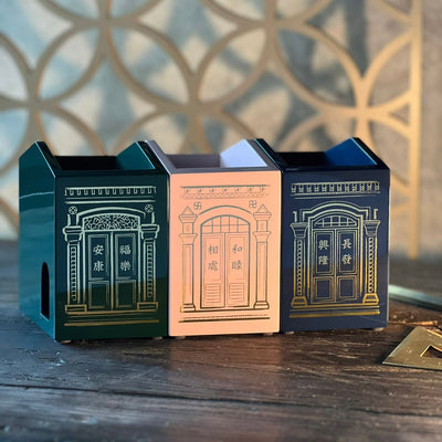 Shophouse Blessings Desk Organiser (Set of 3)