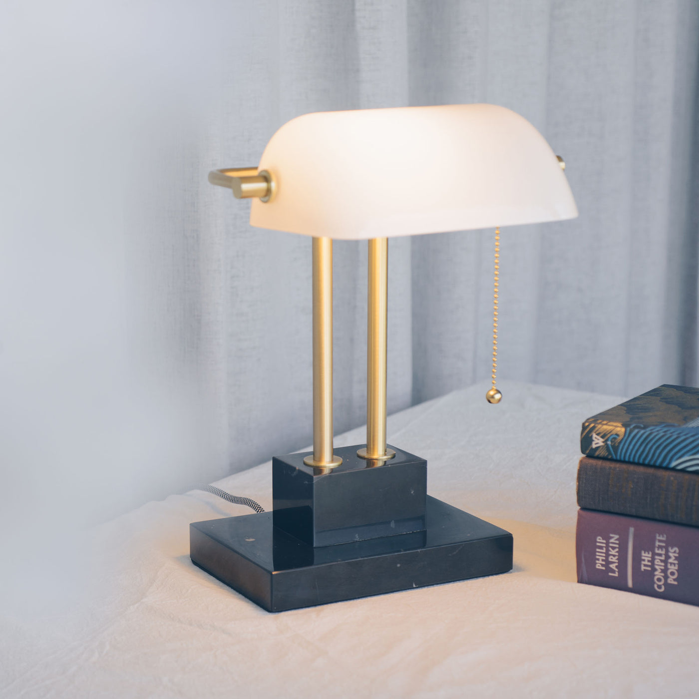 THE BANKER Desk Lamp - Moonlight - SCENE SHANG