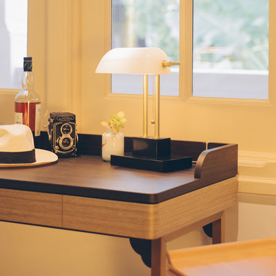 THE BANKER Desk Lamp - Moonlight - SCENE SHANG